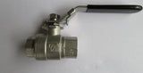 1/2 inch NPT Mash King Stainless Steel Ball Valve - East Coast Hoppers