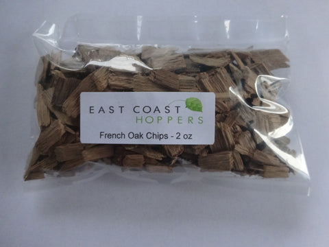 French Oak Chips - 2 oz - East Coast Hoppers