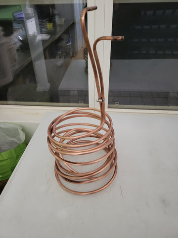 Used 25 Foot Copper Immersion Chiller