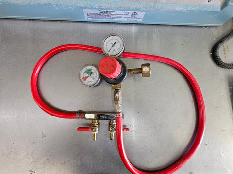 Used Taprite Primary CO2 Regulator with knob adjustment