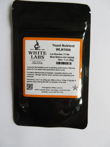 White Labs Yeast Nutrient WLN1000 (1oz; 28g)