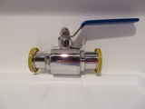 1.5 inch Tri Clover 2pc Stainless Steel Ball Valve