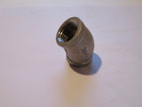 Stainless Steel 45° Elbow - Female 1/2 inch NPT